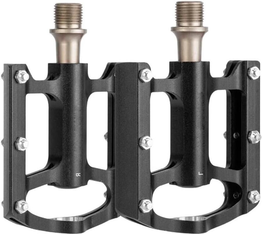 Fietspedalen Aluminium Lichtgewicht Pedalen Fietsen Mountainbike CNC Proces 9 16 Inch Zwart