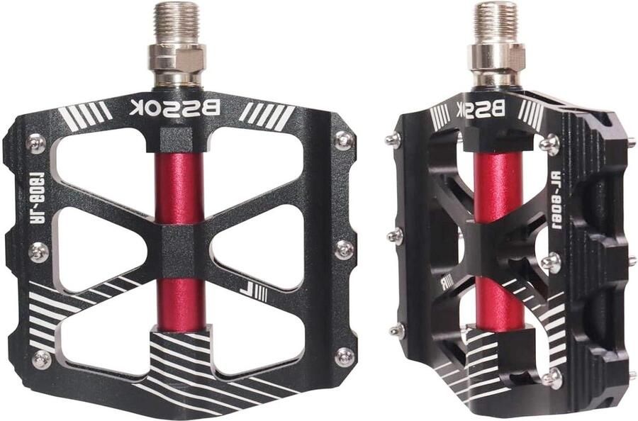 Fietspedalen Aluminium MTB Pedalen Fietsen Onderdelen 3 Afgedichte Lagers 97x106mm Platform Zwart