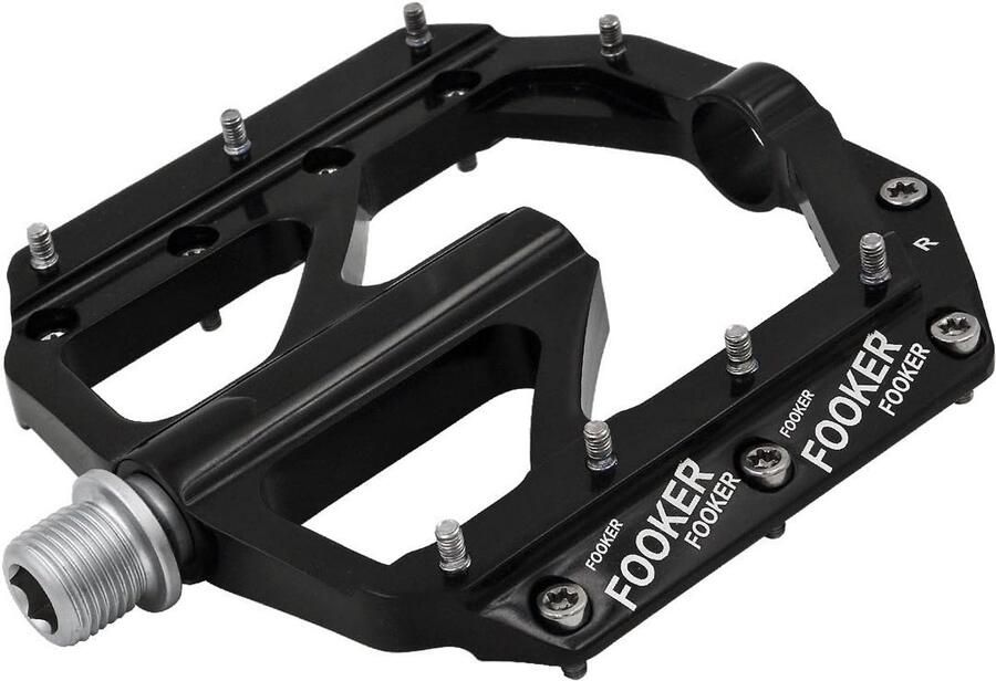 Fietspedalen Aluminium MTB Pedalen Fietsen Onderdelen Antislip Nagels 9 16 Inch Zwart
