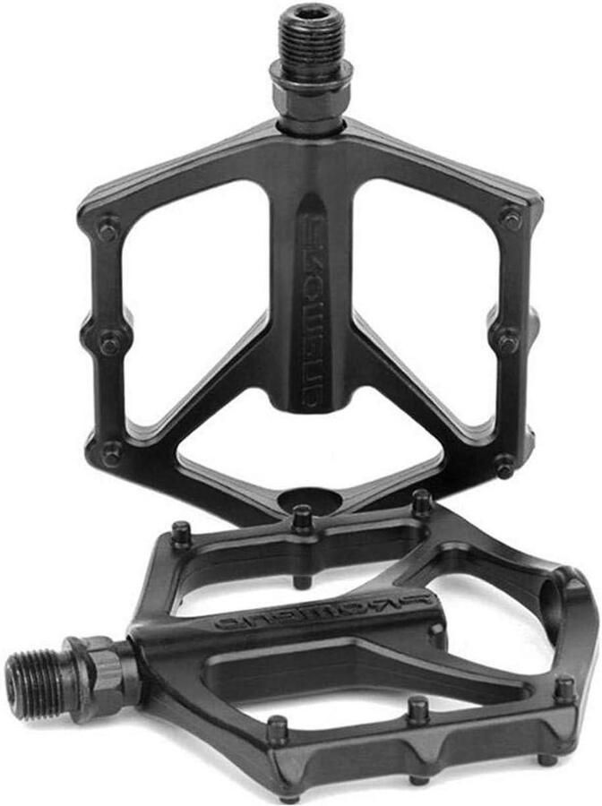 Fietspedalen Aluminium MTB Pedalen Fietsen Onderdelen Antislip Oppervlak 9 16 Inch Zwart