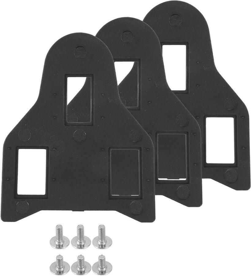 Racefiets Pedaalslot Fietswiggen Schoen Comfortabel Fietsen Verstelbare Stapelbare Afstelling 10 x 8 x Zwart
