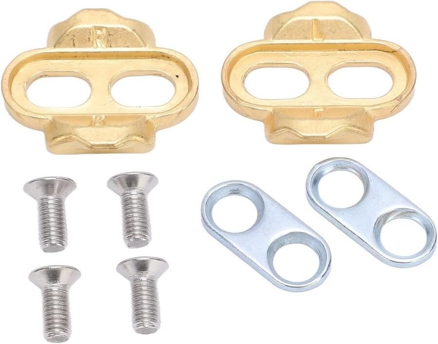 Fietspedalen Cleats Schoenplaatjes Fiets Fietsen Sterke Grip 39 gram Copper