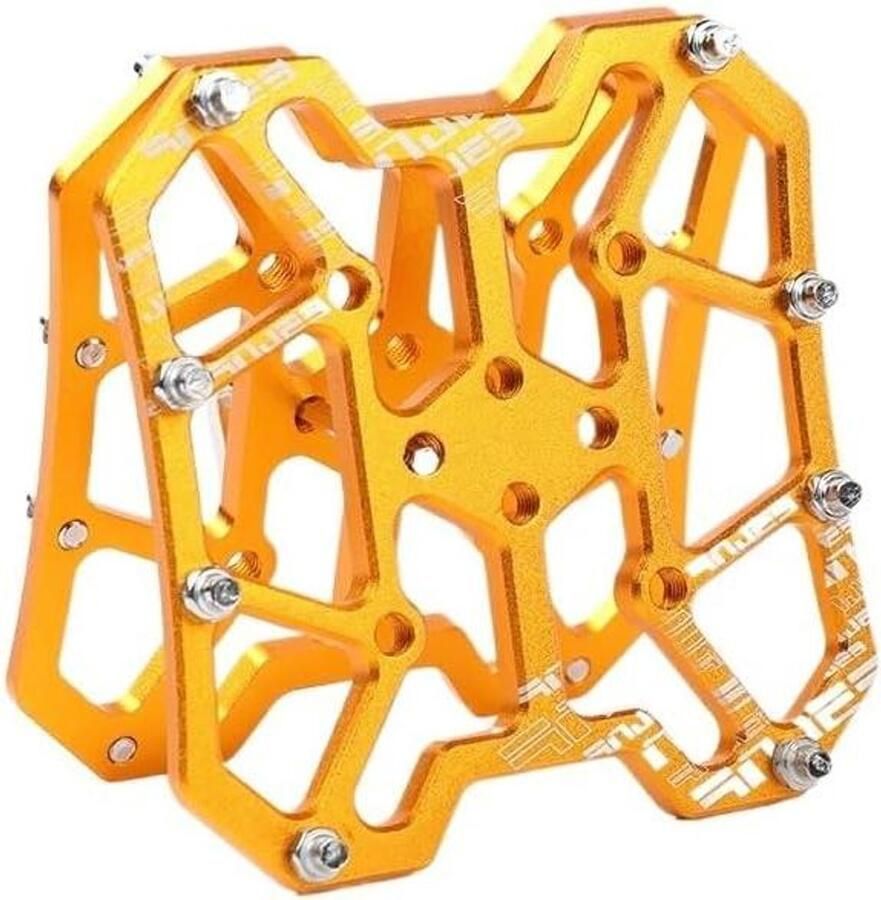 Fietspedalen Clipless Pedaal Fietsen Antislip Spijkers 300 Gram Geel