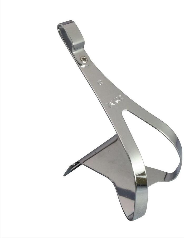 Fietspedalen Clips Teenclips Fiets Veilige Trapbeweging Verstevigd Staal Klein Zilver