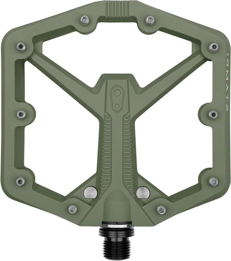 Fietspedalen Composiet MTB Pedalen Offroad Fietsen Verbeterde Grip Maat L Groen