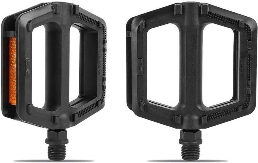 Fietspedalen Fietsaccessoires Fietsen Schokproof en slijtvast 118mm breed Zwart