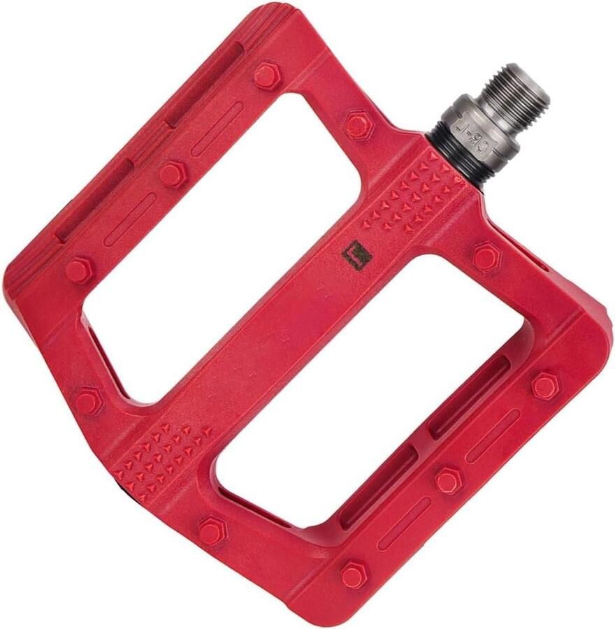 Fietspedalen Fietsaccessoires Fietsen Ultragewicht Nylon 111 mm breed platform Rood