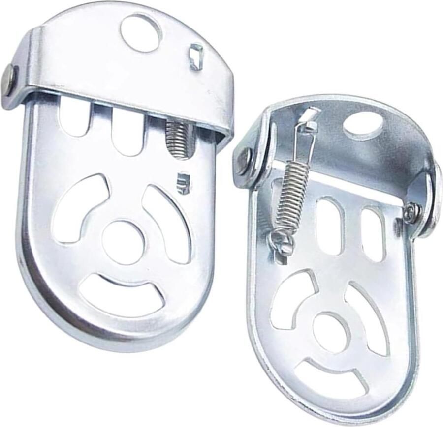Fietspedalen Hoge Wrijving Antislip Pedalen Veilige Fietstochten Snel Los te Koppelen 10x Zilver