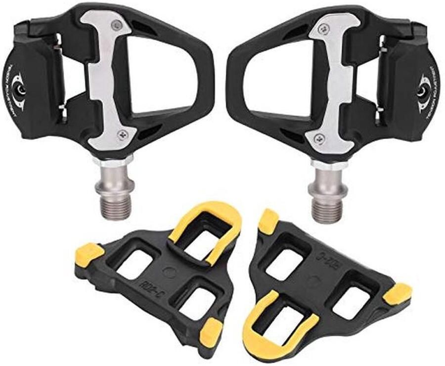Fietspedalen Klikpedalen Efficiënter Fietsen Aluminiumlegering 9 x Zilver