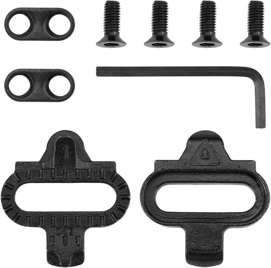 Fietspedalen Koppelstukken Set voor Racefiets en Mountainbike (MTB) Inclusief Montagereedschap