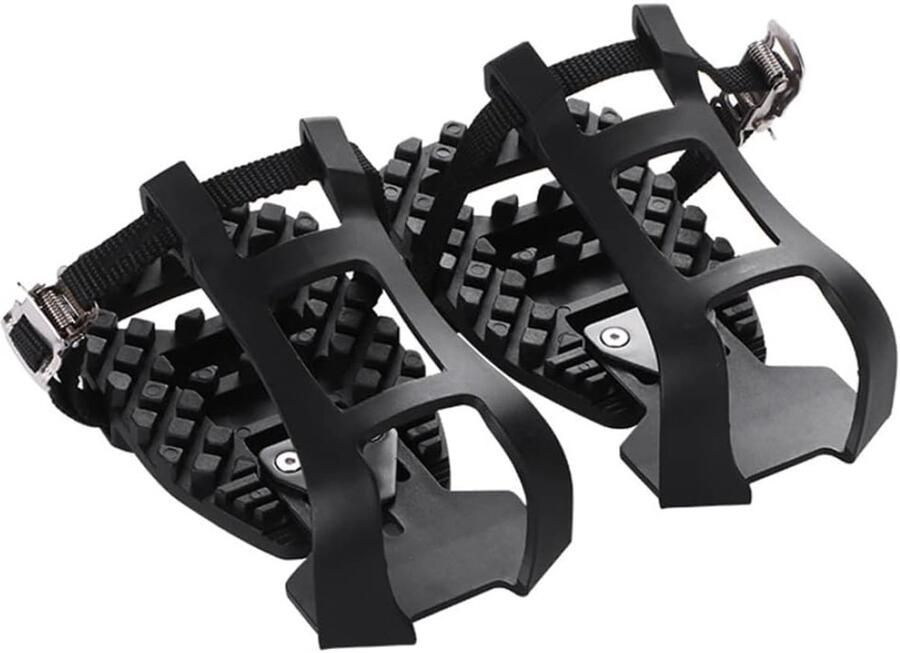 Fietspedalen met Clips Fietsaccessoires Schoen Kooi Wielrennen Binnen Heavy Duty Kunststof