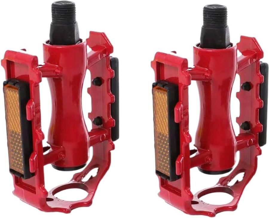 Fietspedalen Mountainbike pedalen Fietsen verbeteren Antislip grip Universele compatibiliteit Rood