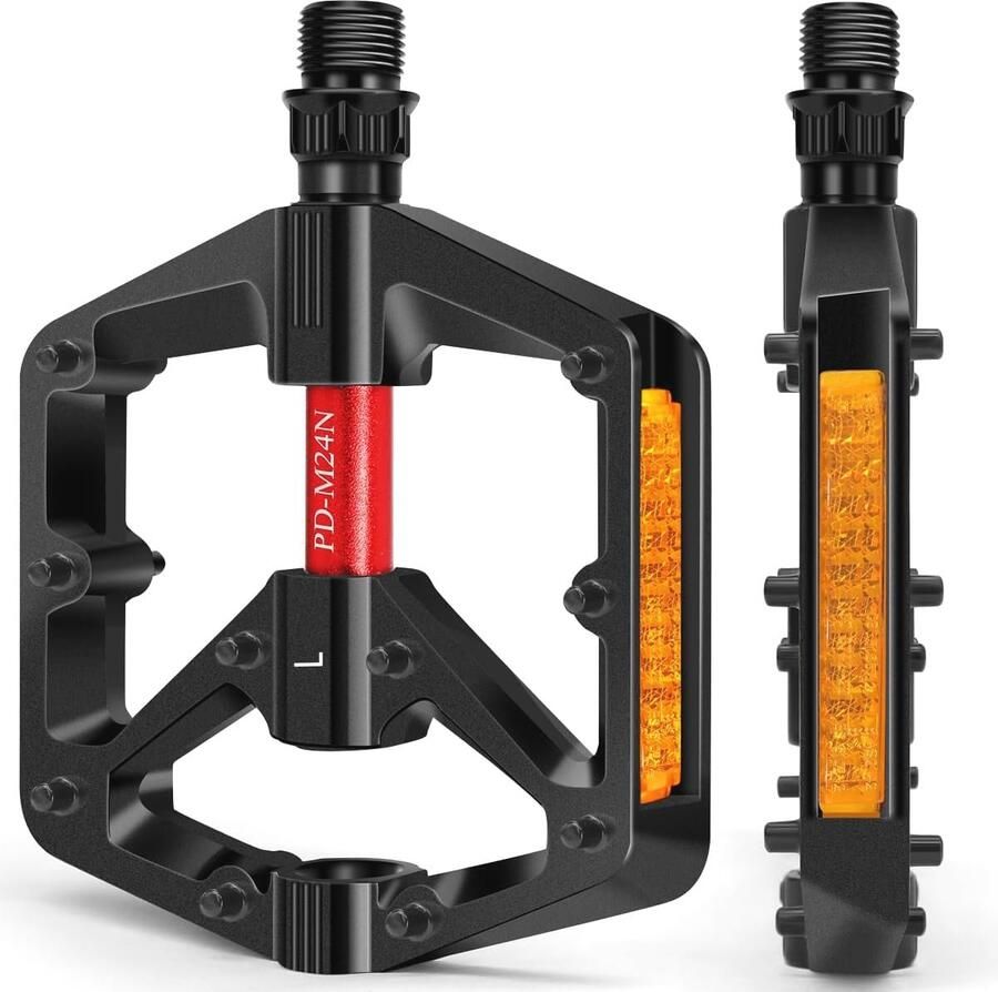 Fietspedalen MTB met reflectoren en antislip voor mountainbike en racefietsen