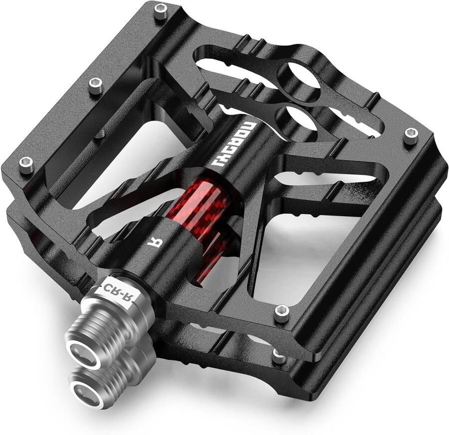 Fietspedalen MTB-pedalen Racefiets Fietsen Stabiliteit CNC Aluminium Antislip 9 16 inch Zwart