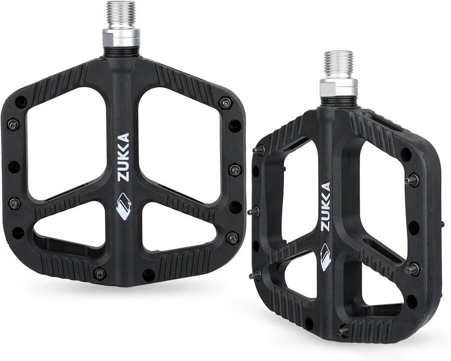Fietspedalen Nylon MTB Pedalen Veilig Fietsen Antislip Grip 14 x Zwart