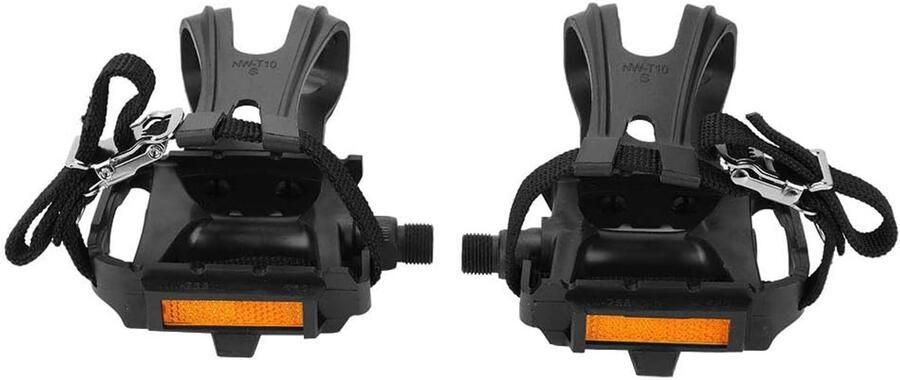 Fietspedalen Nylon Pedalen MTB Fietsen Mountainbike Lichtgewicht Duurzaam 112x79mm Zwart