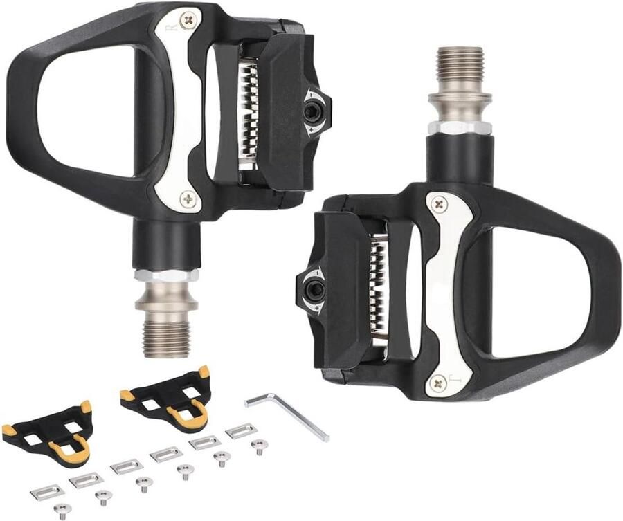 Fietspedalen Nylon voor Racefiets met Chrome Moly Stalen As SPD Compatibel