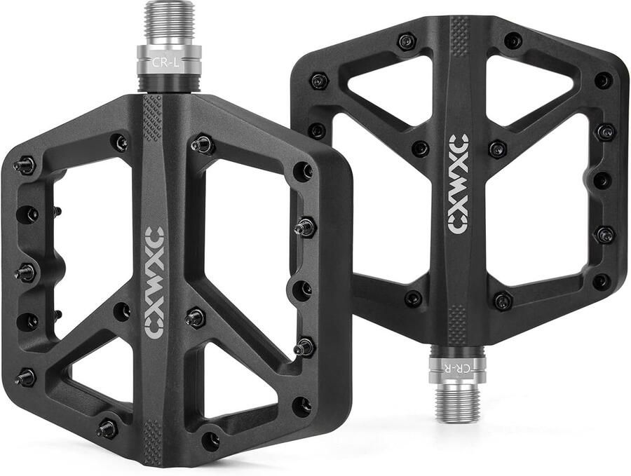 Fietspedalen Nylonvezel MTB Pedalen Fietsen Onderdelen Antislip Oppervlak 9 16 Inch Zwart