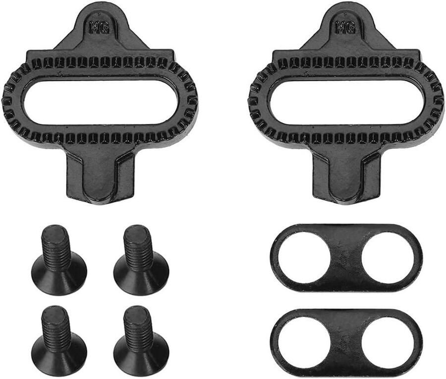 Fietspedalen Plaat Schoenplaten Outdoor Fietsen Hoge Hardheid 10x6x Zilver