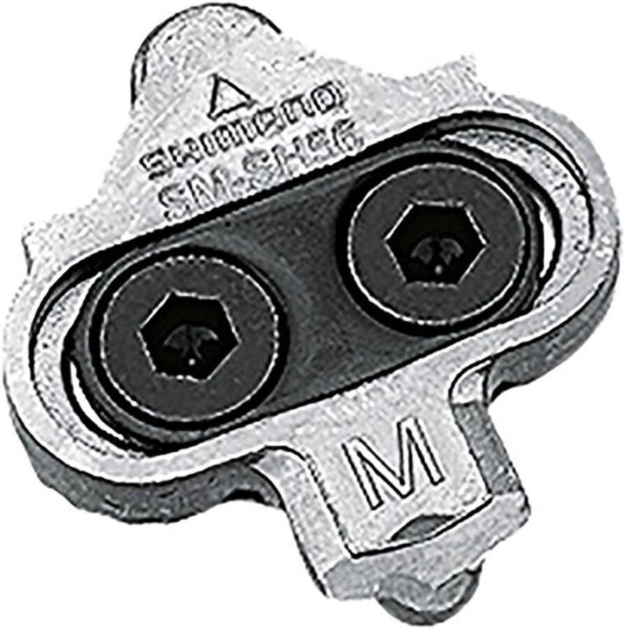 Fietspedalen Plaatset Schoenplaatjes Wielersport SPD Technologie One size Zilver