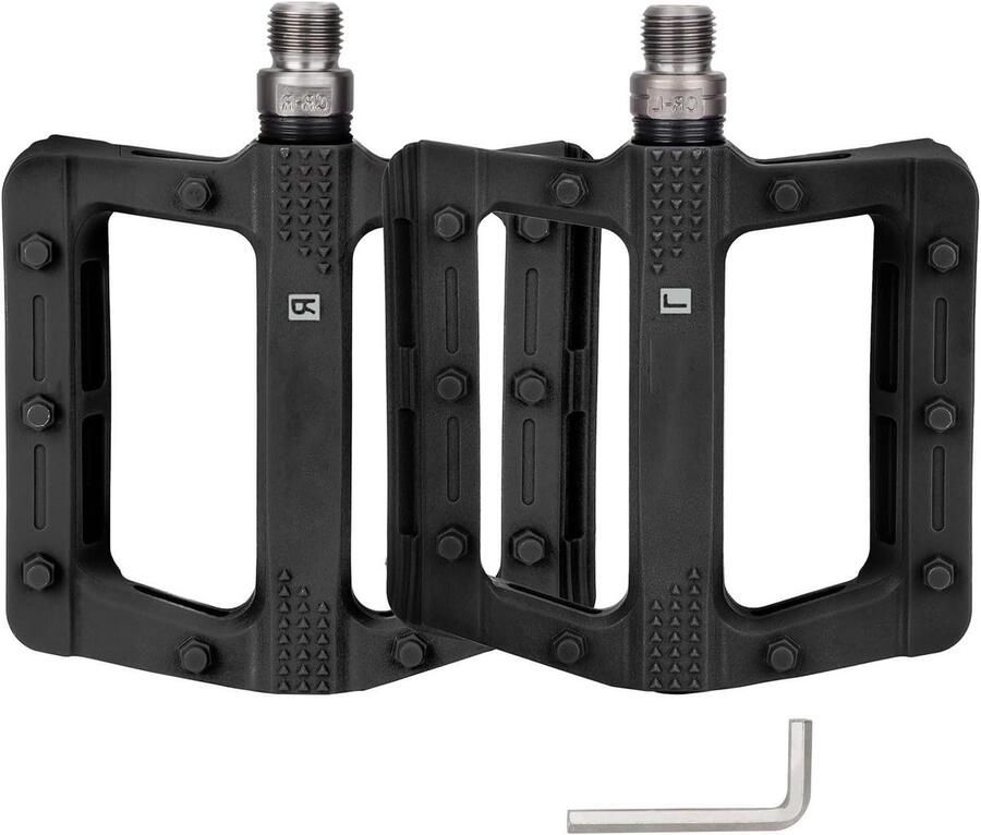 Fietspedalen Platformpedalen Mountainbike Veilig Fietsen Extra Groot Platform 111 mm Breed Zwart