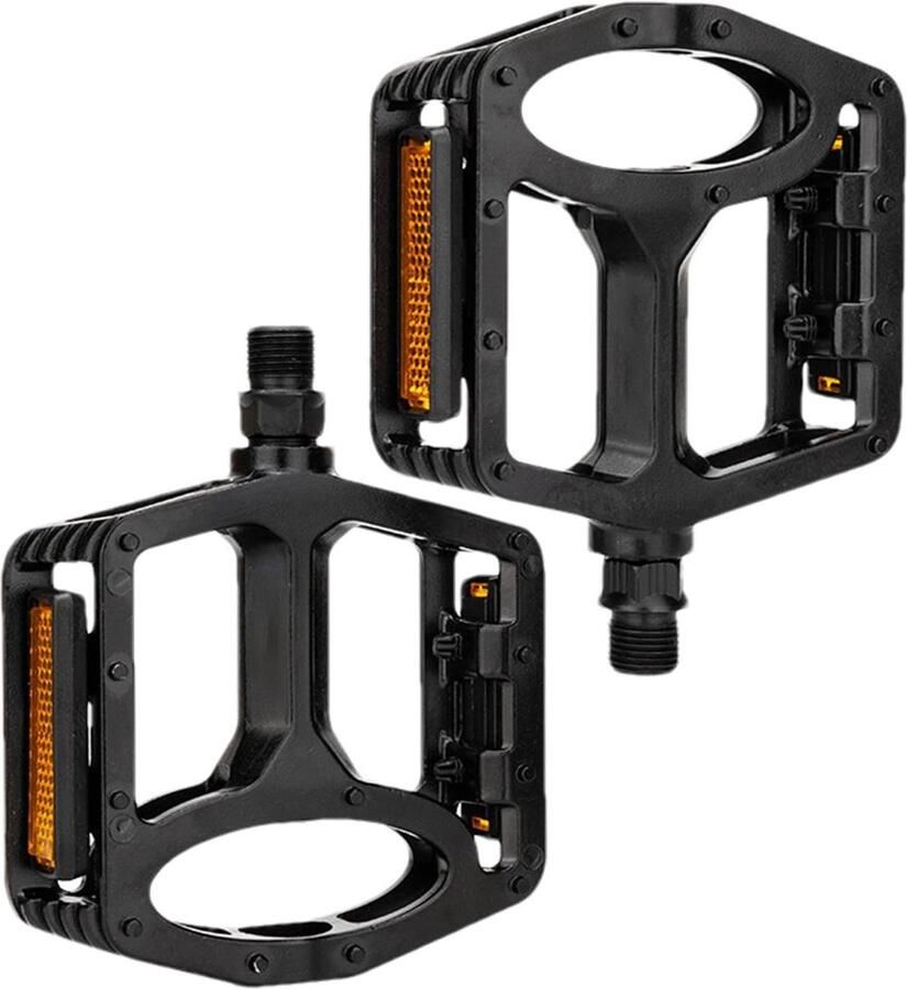 Fietspedalen Racefiets pedalen Veilig Fietsen 11 Antislip Nagels 14mm Standaard As Zwart