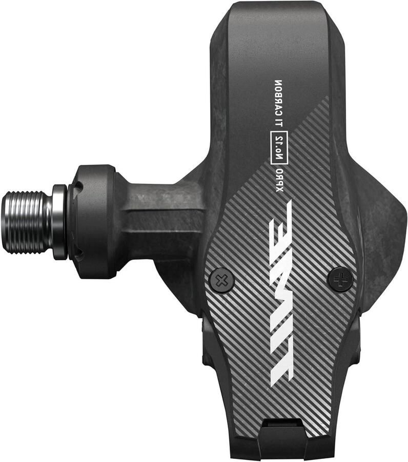 Fietspedalen Racepedalen Schoenplaten Wegwielrennen Carbon titanium constructie 53 mm Zwart