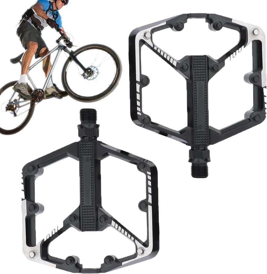 Fietspedalen Reserveonderdelen Fiets Wielrennen Training Antislip Nagels 23 x Zwart
