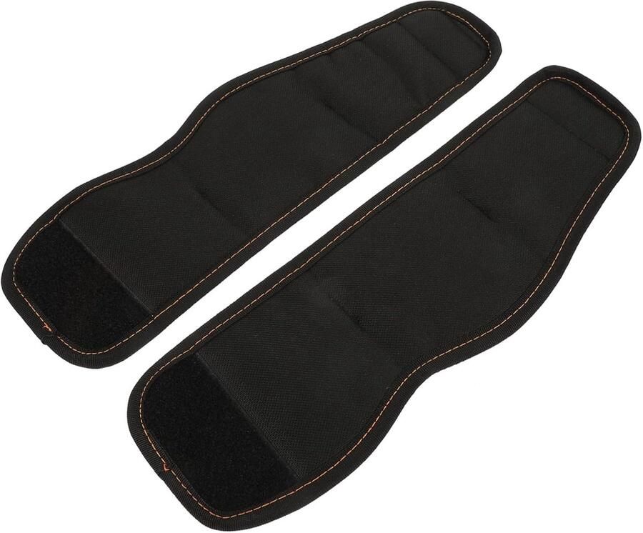 Fietspedalen Riempjes Pedaalhoezen Voetsteun Fietsen Binnen Buiten Stevig Nylon Materiaal 34.5X12X Zwart