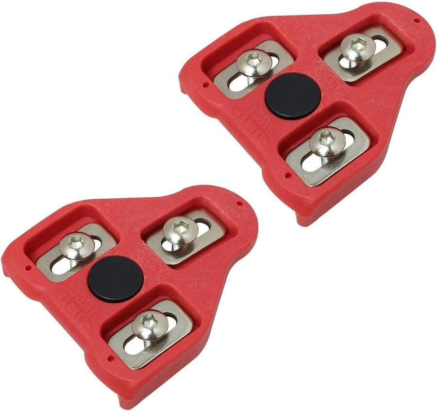 Fietspedalen Schoen Plaatjes Kiesysteem Set Fietsen Onderdelen Clipless Stijl One Size Rood