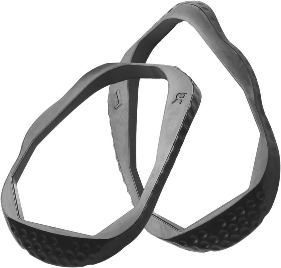Fietspedalen Schoenplaatjes Rand Bescherming Fiets Bescher Lichtgewicht ABS Materiaal 9 x 5 x Zwart