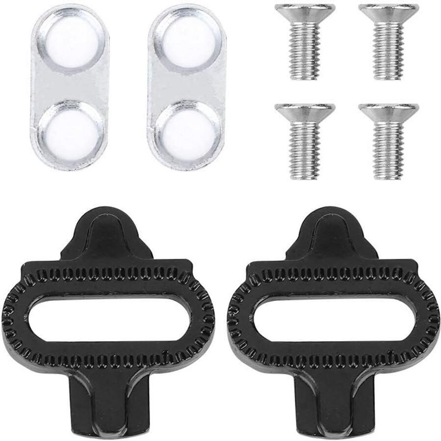 Fietspedalen Schoenplaatjes Set Mountainbike SPD Compatibel voor Spinning en Indoor Cycling