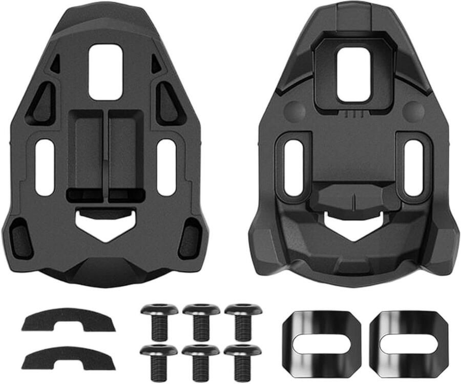 Fietspedalen Schoenplaten Racefiets Cleats Fietsen 15 Graden Twist Release 9 x 6 x Zwart
