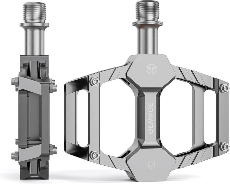 Fietspedalen Set Fiets pedalen Veilig Fietsen Antislip Spikes x Zilver