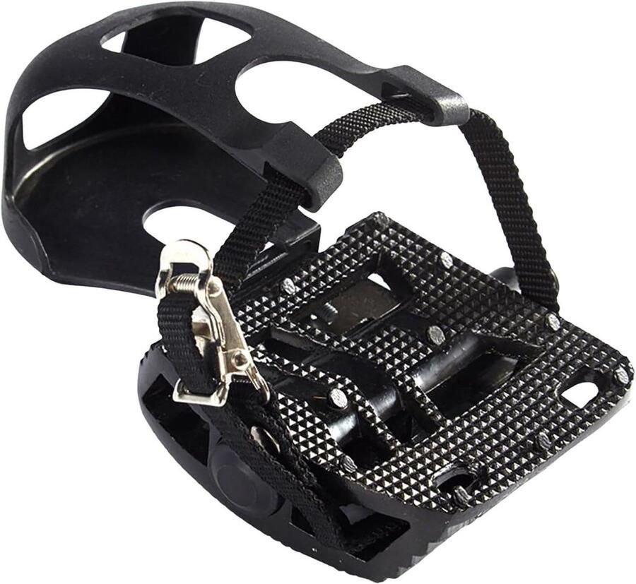 Fietspedalen Set Reservepedalen Hometrainer Indoor Cycling Antislip Teenclips 1 Paar Meerkleurig
