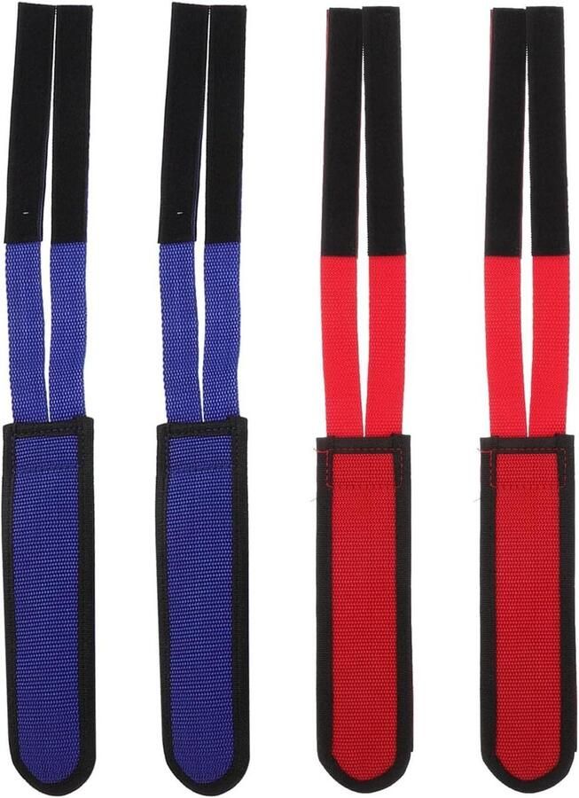 Fietspedalen voetbandjes Verstelbare clips Veilig fietsen Antislip zelfklevend 4 stuks kleuren