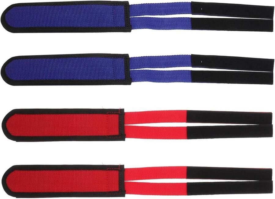 Fietspedalen Voetrie Pedaalbanden Fiets Veilig Fietsen Verstelbaar Nylon 4 Stuks Kleuren