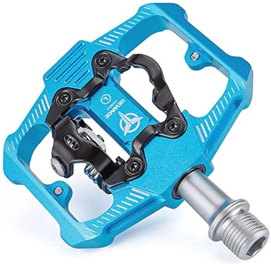 Fietspedalen voor SPD Dubbele functie Plat en Klikpedaal Lichtgewicht Aluminium MTB-pedalen 9 16 inch