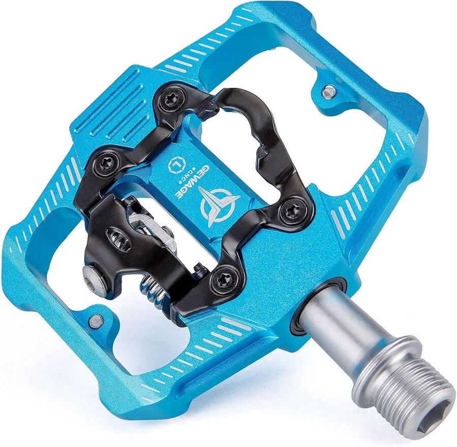 Fietspedalen voor SPD Dubbele functie Plat en Klikpedaal Lichtgewicht Aluminium MTB-pedalen 9 16 inch