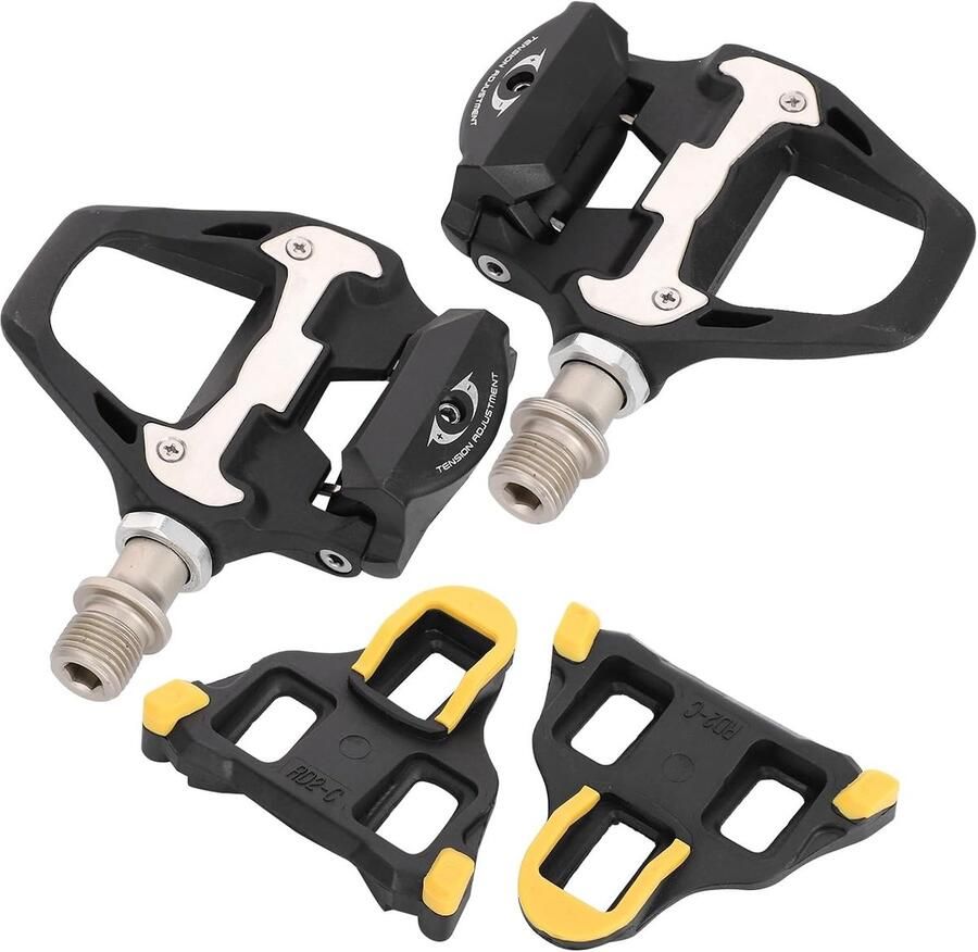 Fietspedalen Zelfborgend Mountainbiken Aluminiumlegering 9 16 inch Zwart