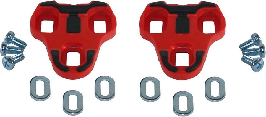 Fietsplaatjes met Klittenband voor SPD-SL Pedalen 0 4.5 of 9 Graden