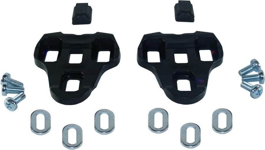 Fietsplaatjes Schoenplaatjes Cleats Fietsen KEO Look Compatibel 0 graden Zwart