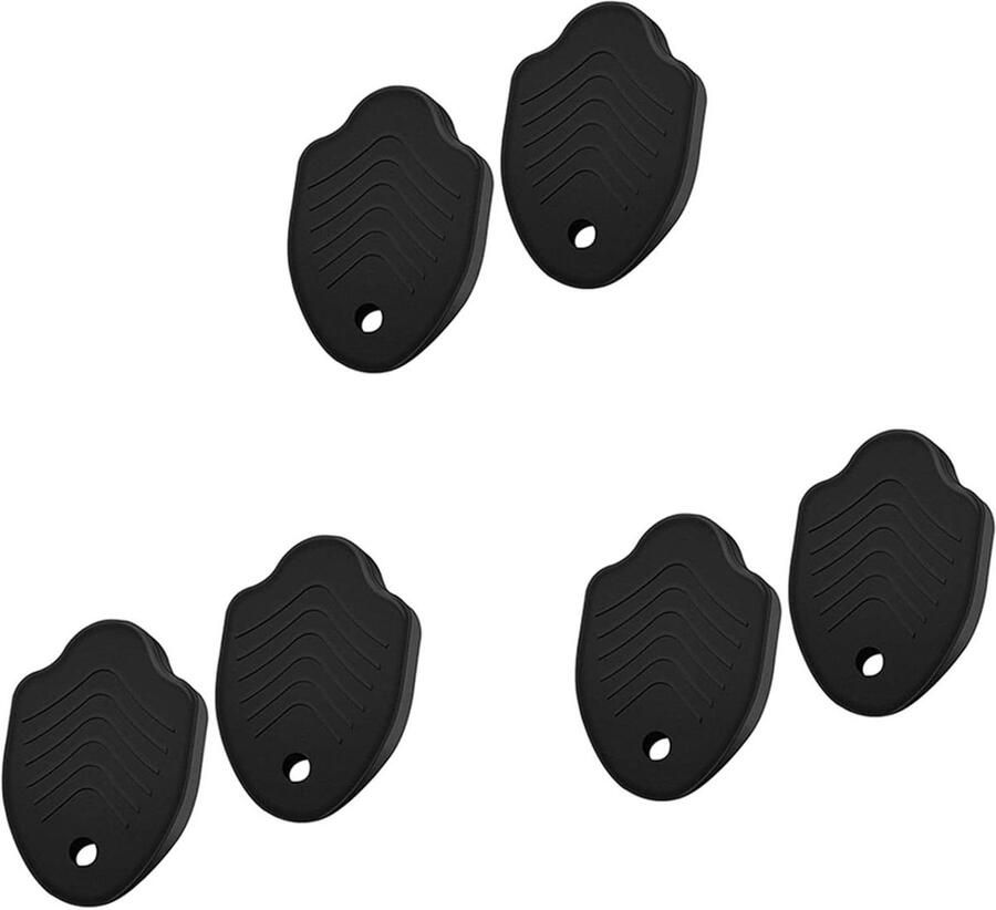 Fietsplaatjes Set Schoenplaatjes Covers Fietsprestaties Verbeteren Comfortabel Lopen 3 Paar Zwart