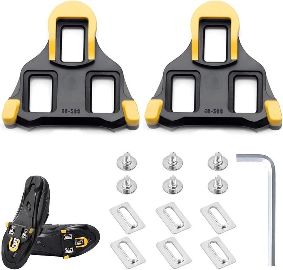 Fietsplaatjes Set voor SPD SL Inclusief Montageaccessoires