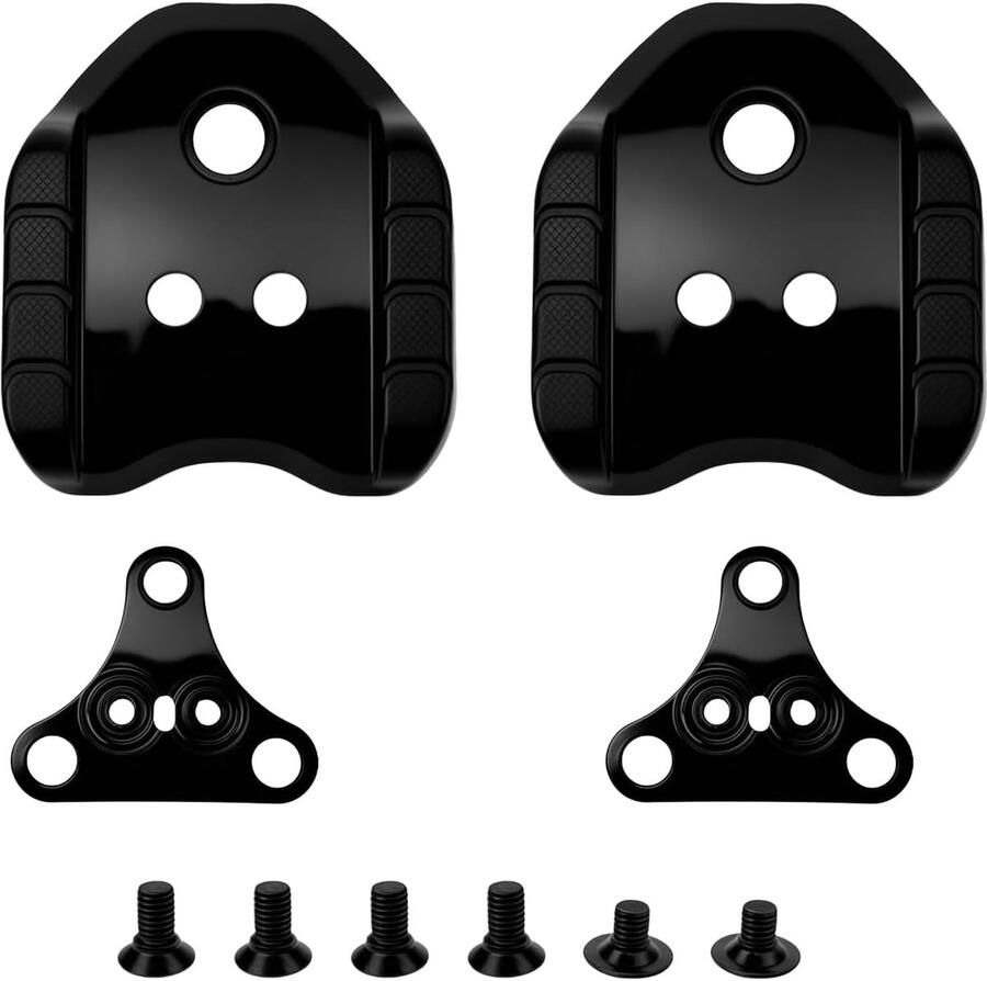 Fietsplaatjes SPD Schoenplaatjes Adapter MTB Wielrennen Aluminium Legering 14.7 x Zwart