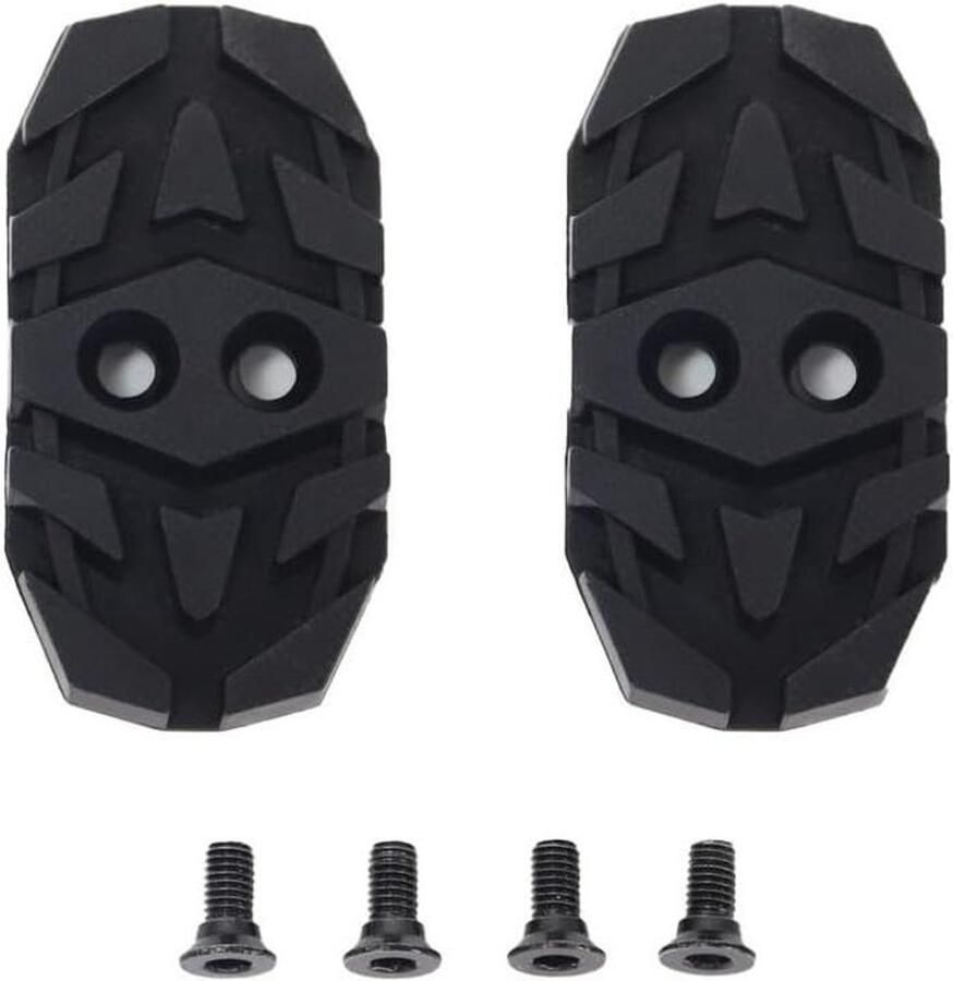 Fietsschoen Adapter Cleat Converter Fietsen Aanpassen Lichtgewicht PA Plasti Stuks Zwart
