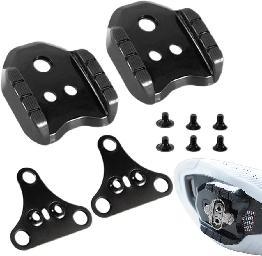 Fietsschoen Adapters Schoenplaatjes Converters Fietsen met Comfort Universele Pasvorm Set van 2 Metaal