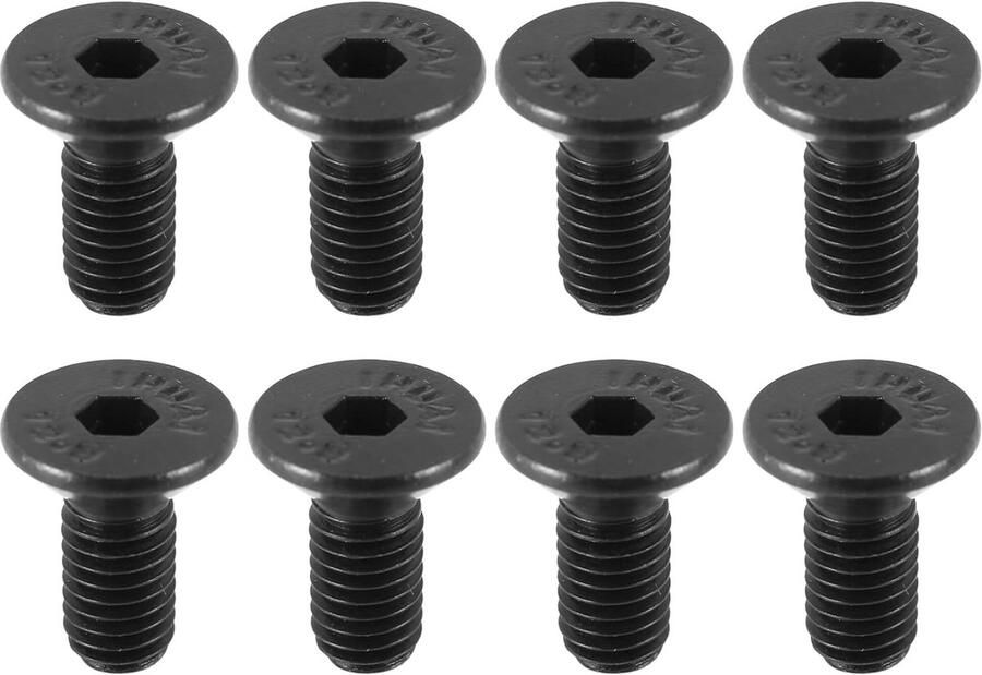 Fietsschoen Cleat Schroeven Schoenplaatjes Schroef Fietsen Onderhoud SPD Compatibel 8 Stuks Zwart