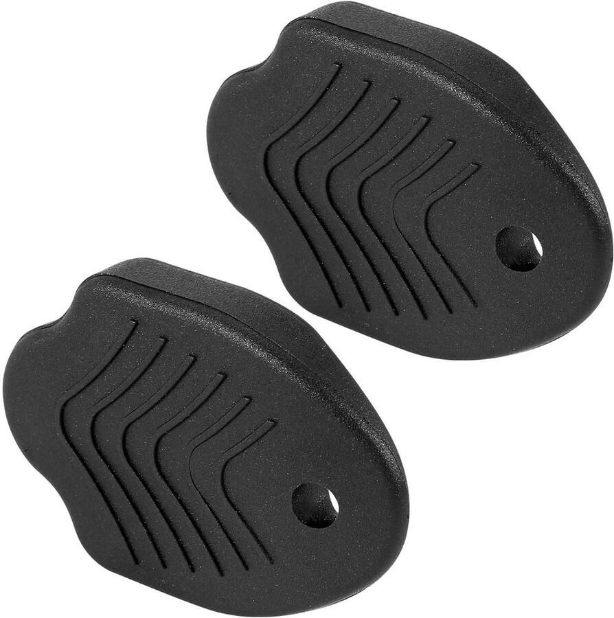 Fietsschoen Cleats Schoenplaatjes Set Fietsen Bescher Antislip Golflijnen 1 Paar Zwart