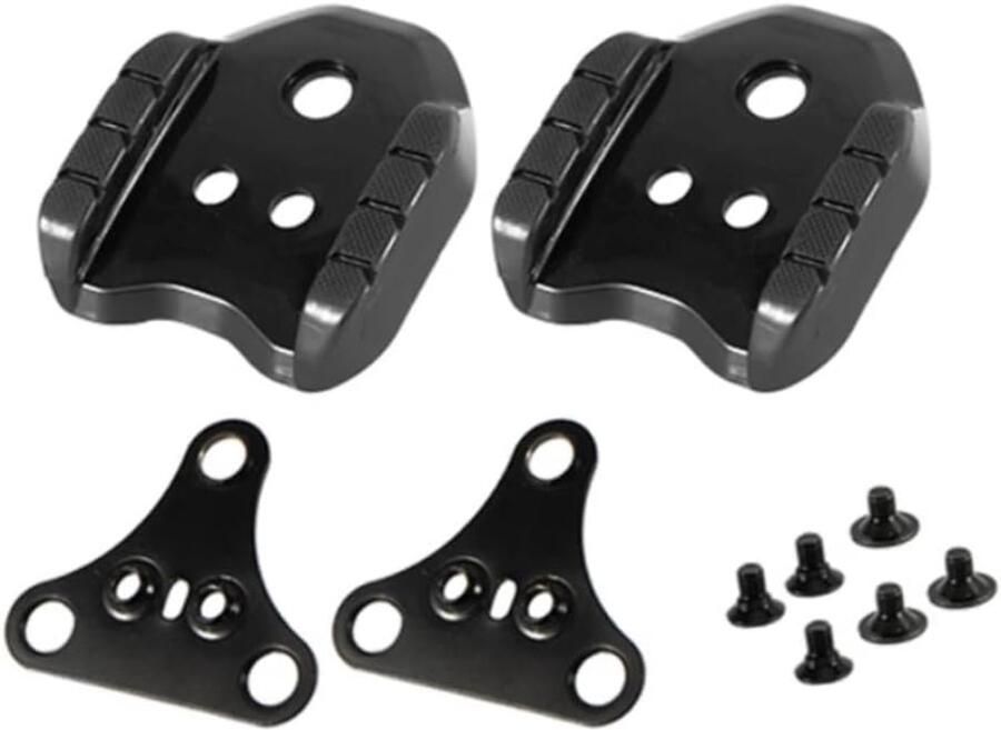 Fietsschoen Converters Snelontgrendeling Adapters Fietsen Schoen Upgrade Nylon Materiaal One Size Zwart